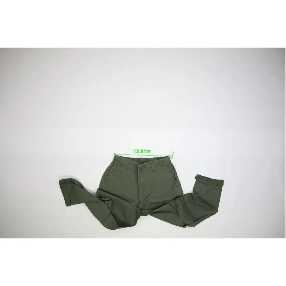 Old Navy High Waisted OGC Crisp Chino Pants Alpine Tundra Green Womens M - Picture 6 of 8